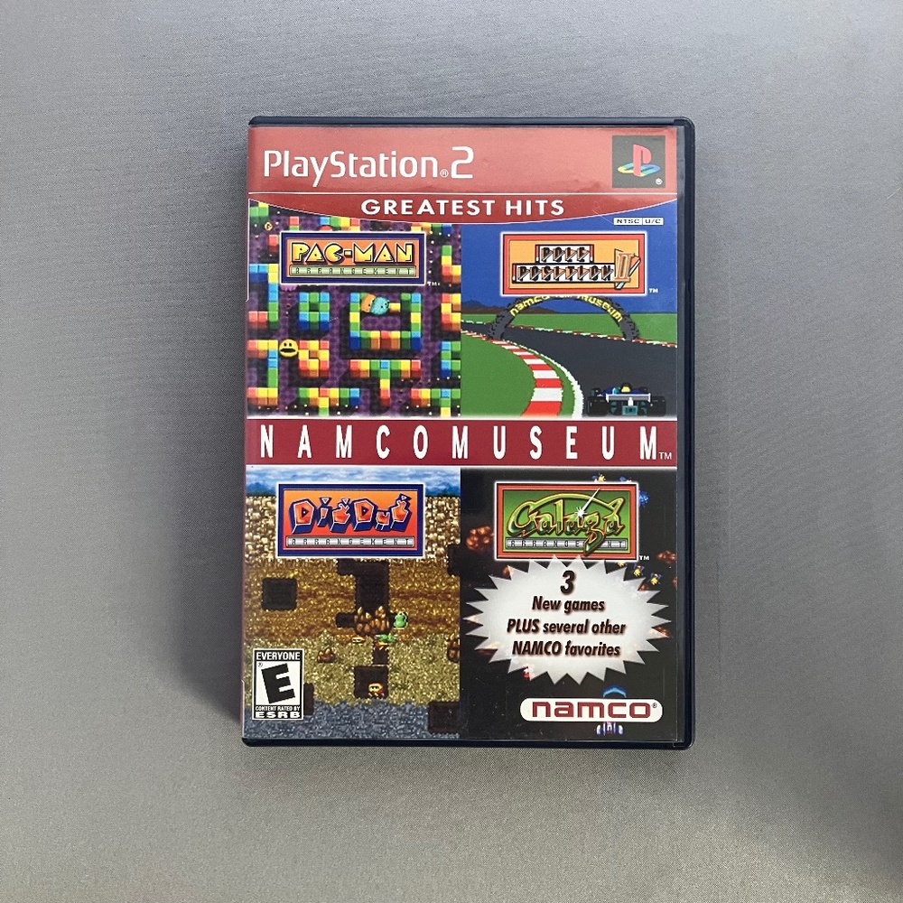 Namco Museum (Sony PlayStation 2, 2001) Rated for Everyone, used, VG condition